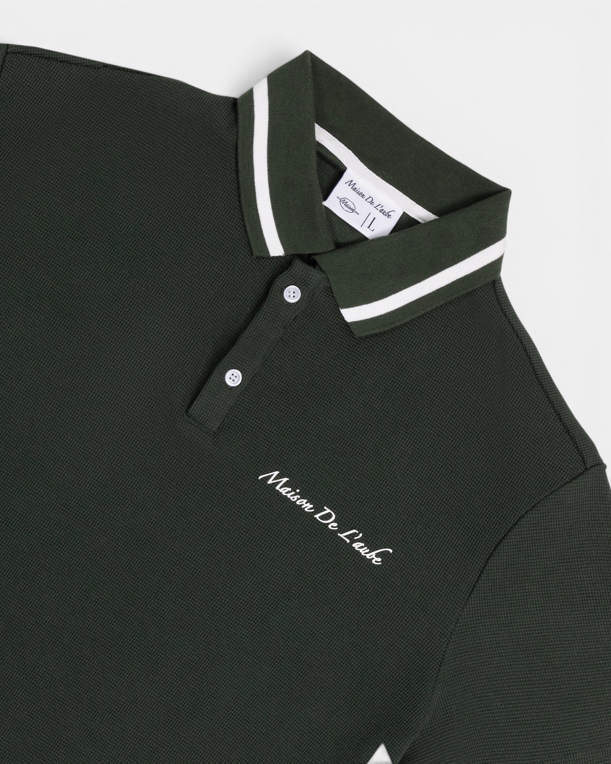 Waffle Polo Shirt - relaxed cut