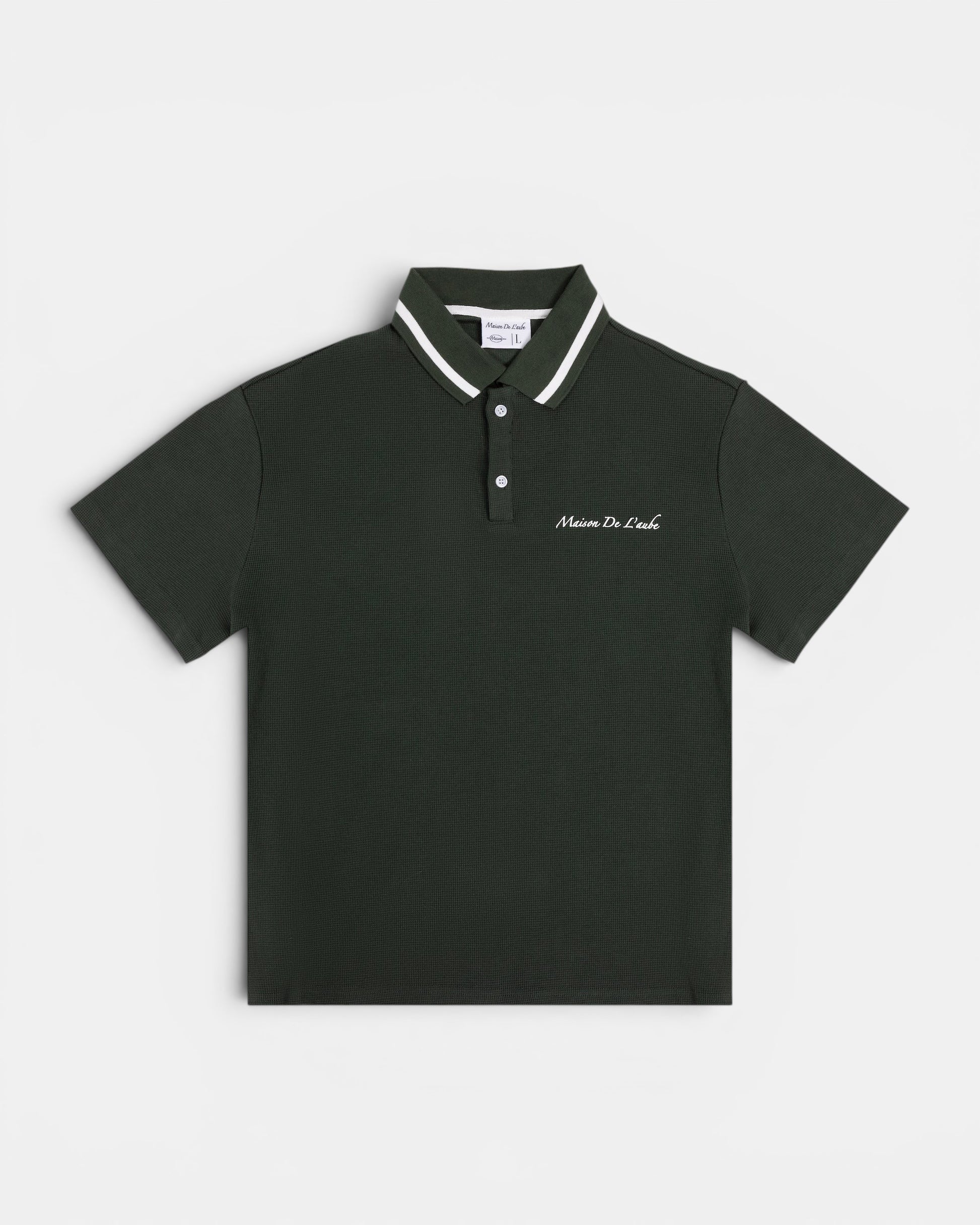 Waffle Polo Shirt - relaxed cut