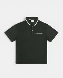 Waffle Polo Shirt - relaxed cut