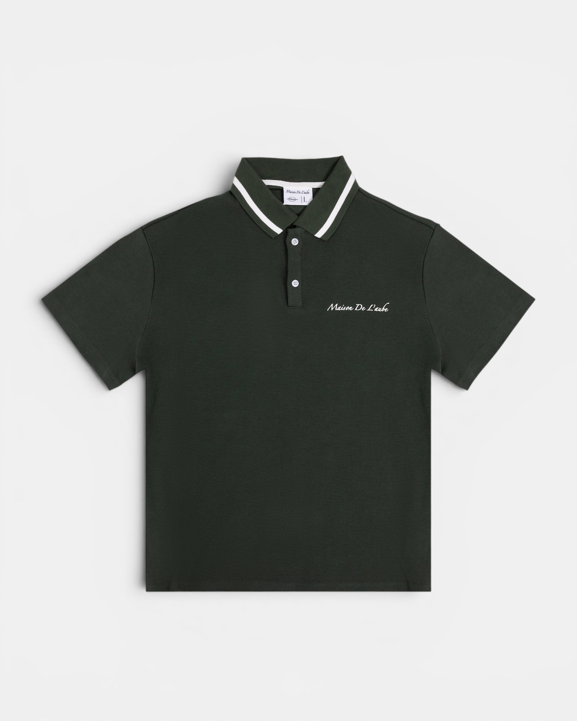 Waffle Polo Shirt - relaxed cut