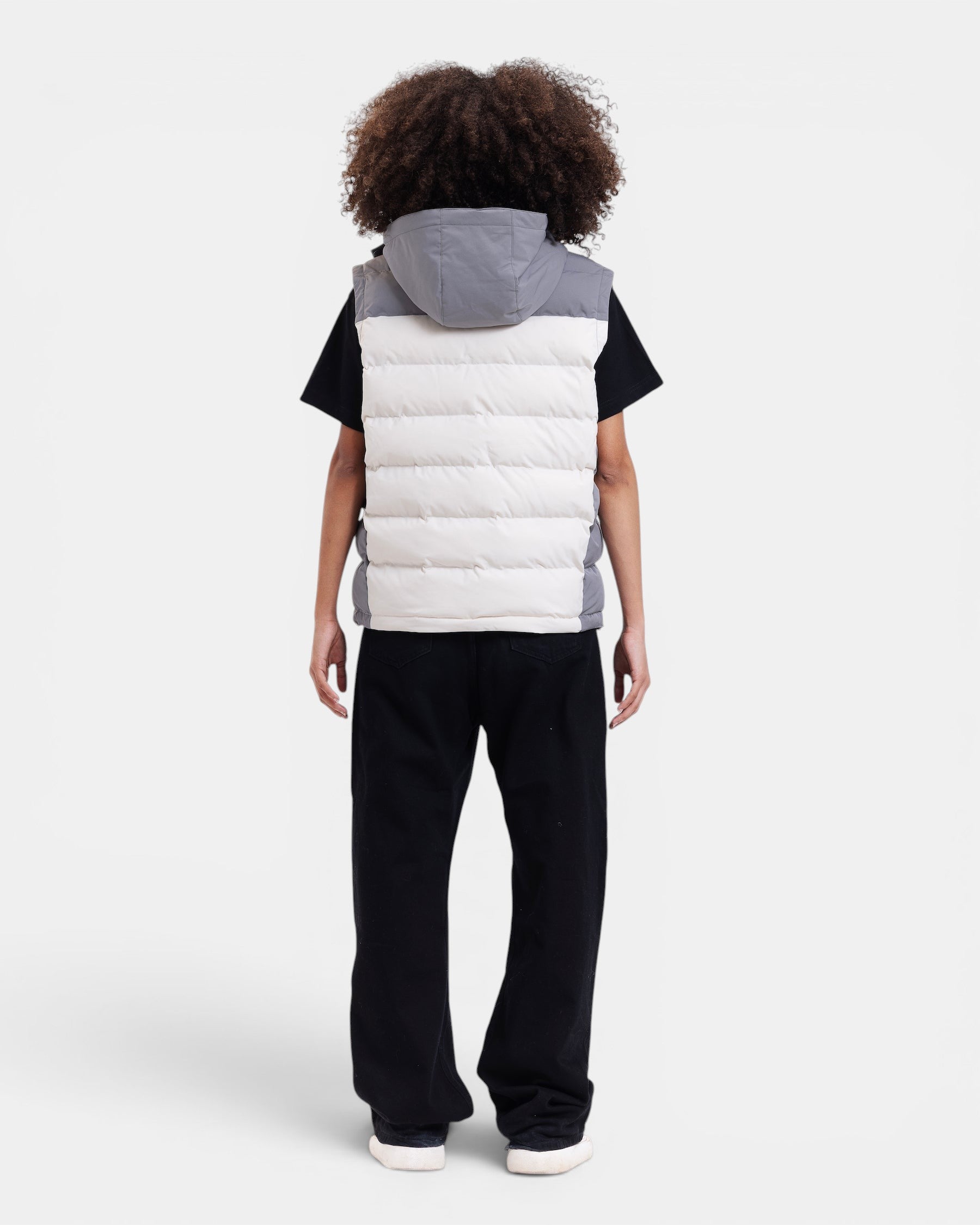 Padded Vest Jacket - relaxed cut
