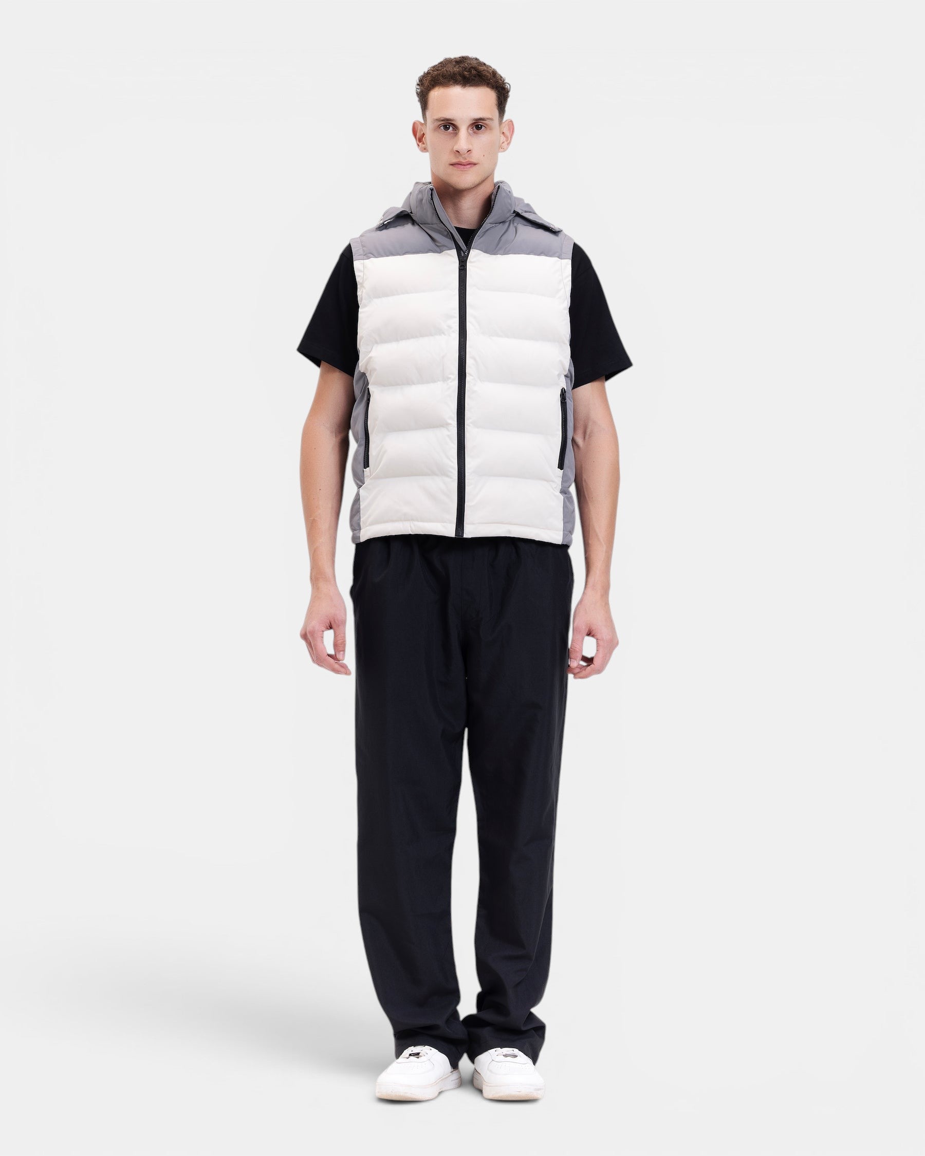 Padded Vest Jacket - relaxed cut