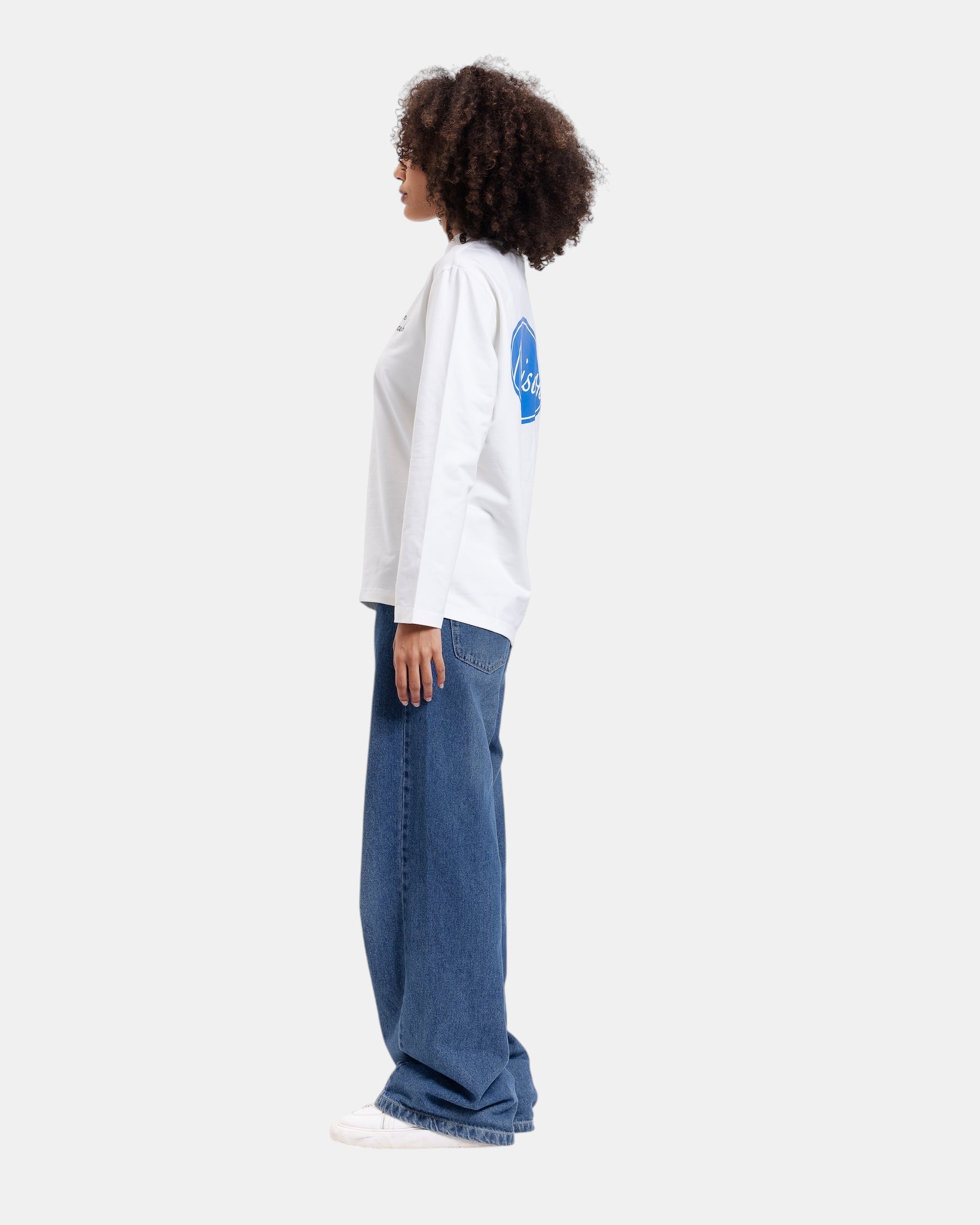 Long sleeve tee - structured relaxed cut