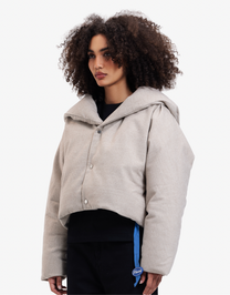 The Sculpted Collar - Cropped Jacket