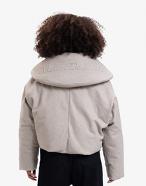 The Sculpted Collar - Cropped Jacket