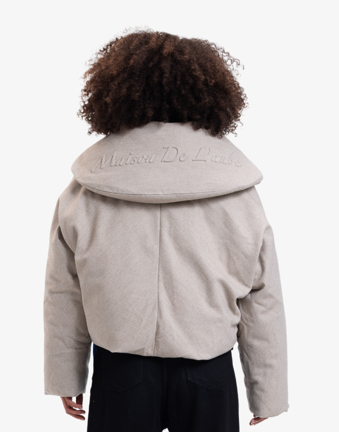 The Sculpted Collar - Cropped Jacket