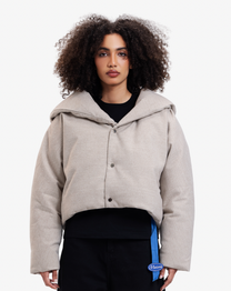 The Sculpted Collar - Cropped Jacket