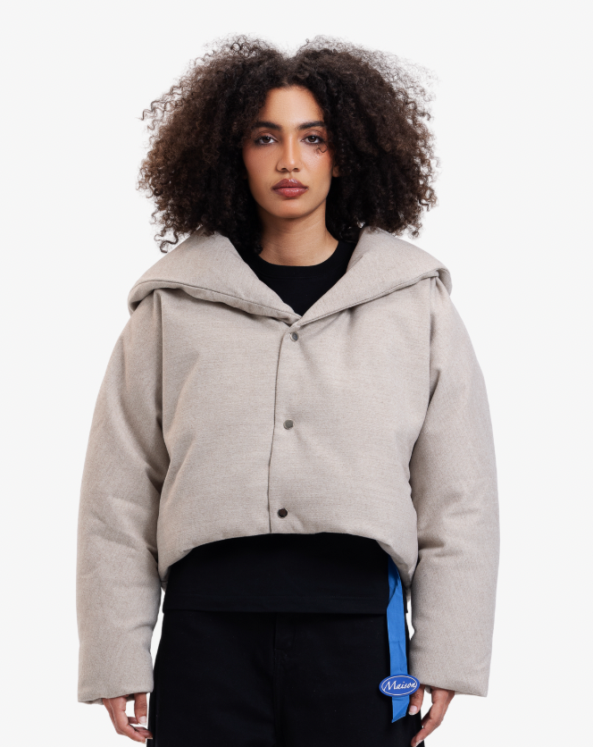 The Sculpted Collar - Cropped Jacket