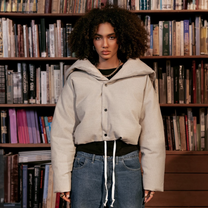 The Sculpted Collar - Cropped Jacket