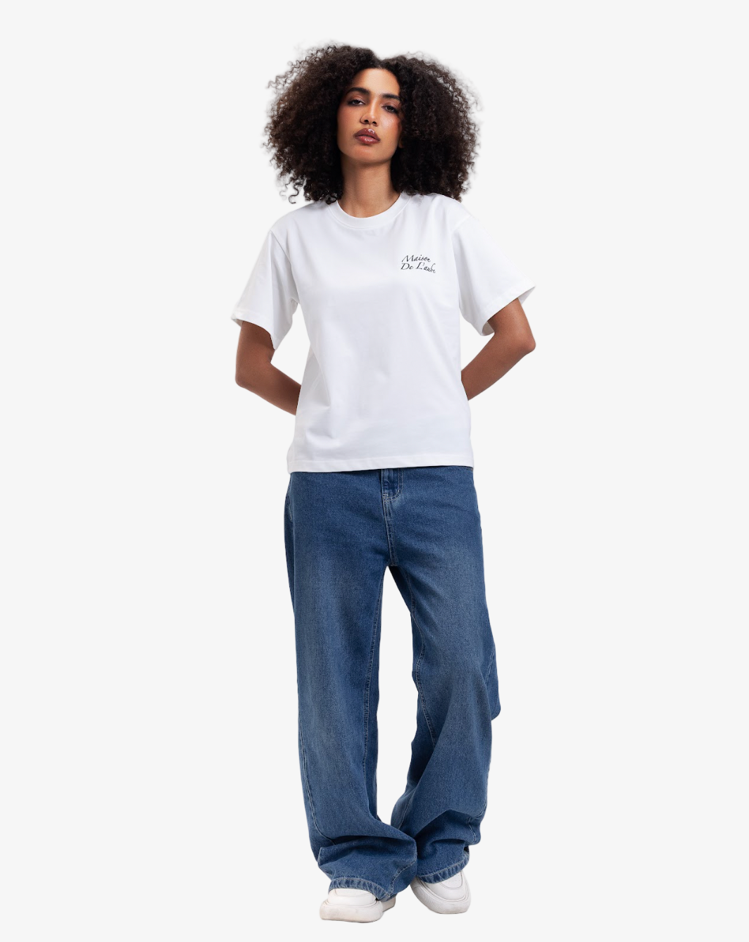 Two Swans Tee - structured cut