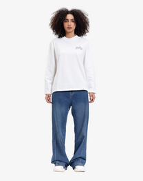 Long sleeve Maison logo tee - relaxed cut