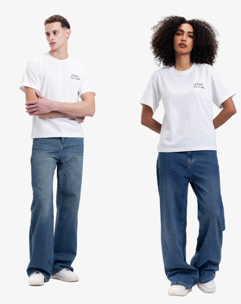 Two Swans Tee - structured cut